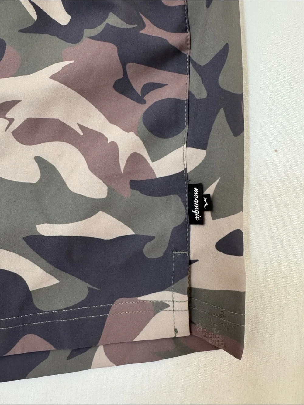 maamgic Mens Swim Trunks Medium NWT Mesh Lining Camo 7